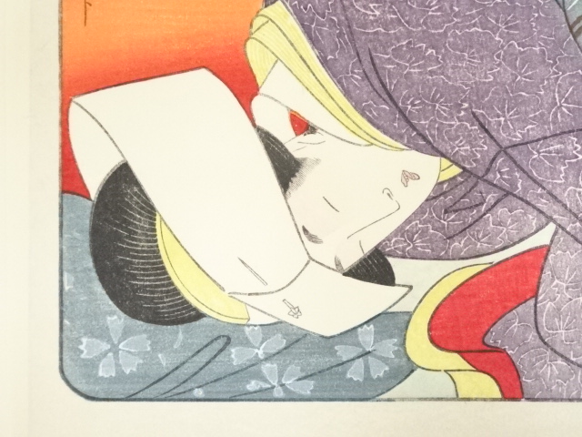 道具 ] - 道具 浮世絵表情美 第一図 喜多川歌麿 手摺木版画 | ネット